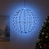 Kalėdų finialo šviesa 192 LED Mėlyna Skersmuo 60 x 63 cm