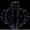 Kalėdų finialo šviesa 192 LED Šalta balta Skersmuo 40 x 40 cm