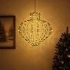 Kalėdų finialo šviesa 192 LED Šilta balta Skersmuo 40 x 40 cm