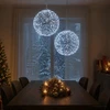 Kalėdų finialo šviesa 2 vnt. 1500 LED Šalta balta Ø 50 x 52 cm
