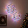 Kalėdų finialo šviesa 2 vnt. 1900 LED Įvairių spalvų