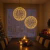 Kalėdų finialo šviesa 2 vnt. 1900 LED Šilta balta Ø 60 x 63 cm