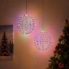 Kalėdų finialo šviesa 2 vnt. 192 LED Įvairių spalvų