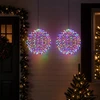 Kalėdų finialo šviesa 2 vnt. 192 LED Įvairių spalvų