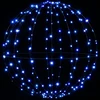 Kalėdų finialo šviesa 2 vnt. 192 LED Mėlyna Skersmuo 30 x 32 cm