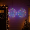 Kalėdų finialo šviesa 2 vnt. 192 LED RGB Skersmuo 30 x 32 cm