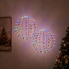 Kalėdų finialo šviesa 2 vnt. 384 LED Įvairių spalvų