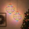Kalėdų finialo šviesa 2 vnt. 384 LED Įvairių spalvų