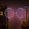 Kalėdų finialo šviesa 2 vnt. 384 LED Įvairių spalvų