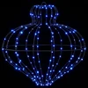 Kalėdų finialo šviesa 2 vnt. 384 LED Mėlyna Skersmuo 40 x 40 cm