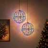 Kalėdų finialo šviesa 2 vnt. 400 LED Įvairių spalvų