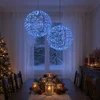 Kalėdų finialo šviesa 2 vnt. 600 LED Mėlyna Ø 30 x 32 cm