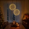 Kalėdų finialo šviesa 2 vnt. 600 LED Šilta balta Ø 30 x 32 cm