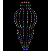 Kalėdų finialo šviesa 2 vnt. 640 LED Įvairių spalvų