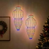 Kalėdų finialo šviesa 2 vnt. 640 LED Įvairių spalvų