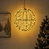 Kalėdų finialo šviesa 200 LED Šilta balta Ø 20 x 22 cm
