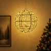 Kalėdų finialo šviesa 300 LED Šilta balta Ø 30 x 32 cm