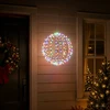 Kalėdų finialo šviesa 96 LED Įvairių spalvų Skersmuo 30 x 32 cm