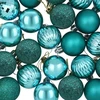 Kalėdų kamuoliukų rinkinys 100 vnt. Žalia 4 cm Polystirenas