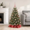 Kalėdų kamuoliukų rinkinys 111 vnt. Rožinė 6 cm Polystirenas