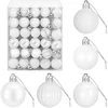 Kalėdų kamuoliukų rinkinys 150 vnt. Balta 3 cm Polystirenas