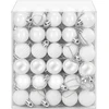 Kalėdų kamuoliukų rinkinys 150 vnt. Balta 3 cm Polystirenas