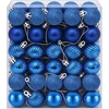 Kalėdų kamuoliukų rinkinys 150 vnt. Mėlyna 3 cm Polystirenas