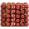 Kalėdų kamuoliukų rinkinys 150 vnt. Raudona 3 cm Polystirenas