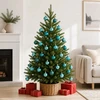 Kalėdų kamuoliukų rinkinys 150 vnt. Žalia 3 cm Polystirenas