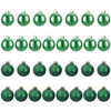 Kalėdų kamuoliukų rinkinys 30 vnt. Žalia 6 cm Polystirenas