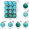 Kalėdų kamuoliukų rinkinys 36 vnt. Žalia 6 cm Polystirenas