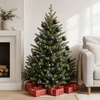 Kalėdų kamuoliukų rinkinys 50 vnt. Juoda 8 cm Polystirenas