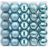 Kalėdų kamuoliukų rinkinys 50 vnt. Turkio 8 cm Polystirenas