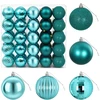 Kalėdų kamuoliukų rinkinys 50 vnt. Žalia 8 cm Polystirenas