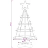 Kalėdų Kūgio Medis KUOPIO 60 cm Plienas Auksinė