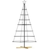 Kalėdų Kūgio Medis s stovu Juoda 180,5 cm Plienas