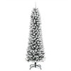 Dirbtinė Kalėdų eglutė Balta 180 cm PVC ir Metalas ir Plastikas