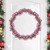 Kalėdų rutulių girlianda LED Rožinė 186 cm Polystirenas