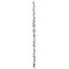 Kalėdų rutulių girlianda LED Sidabro 186 cm Polystirenas