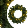 Kalėdų Vainikas Žalia Ø 30 cm PVC 25 LED