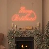 Kalėdų ženklas su 216 LED Raudona 99 x 55 x 13 cm Geležis
