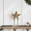 Kalėdų žvaigždė Ruda 31 x 15 x 46 cm Kieto teka medžio