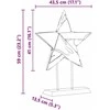 Kalėdų žvaigždė LED Ruda 43,5 x 13,5 x 59 cm Kieto teka medžio