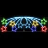 Kalėdų Žvaigždė su 432 LED Įvairiaspalvis 182 x 58 cm PVC