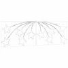 Kalėdų Žvaigždė su 432 LED Įvairiaspalvis 182 x 58 cm PVC