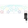 Kalėdų Žvaigždė su 432 LED Įvairiaspalvis 182 x 58 cm PVC