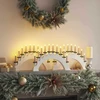 Kalėdų žvakių arkos su 10 LED žvakių 3 vnt. LED Šilta balta
