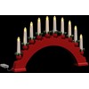 Kalėdų žvakių arkos su 10 LED žvakių Raudona 47 x 5 x 29 cm