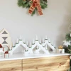 Kalėdų žvakių tiltas 3 vnt. 7 LED Šilta balta 39.5 x 5 x 29 cm