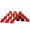 Kalėdų žvakių tiltas 3 vnt. 7 LED Šilta balta 39.5 x 5 x 29 cm